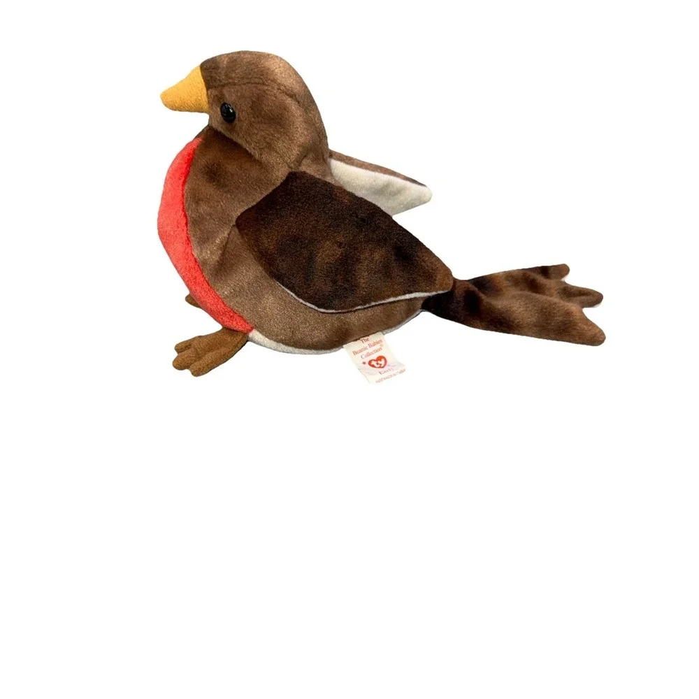 Ty Beanie Baby Early the Robin Bird plush 1997 T21